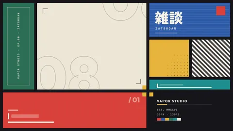 COLOR BLOCKS template preview